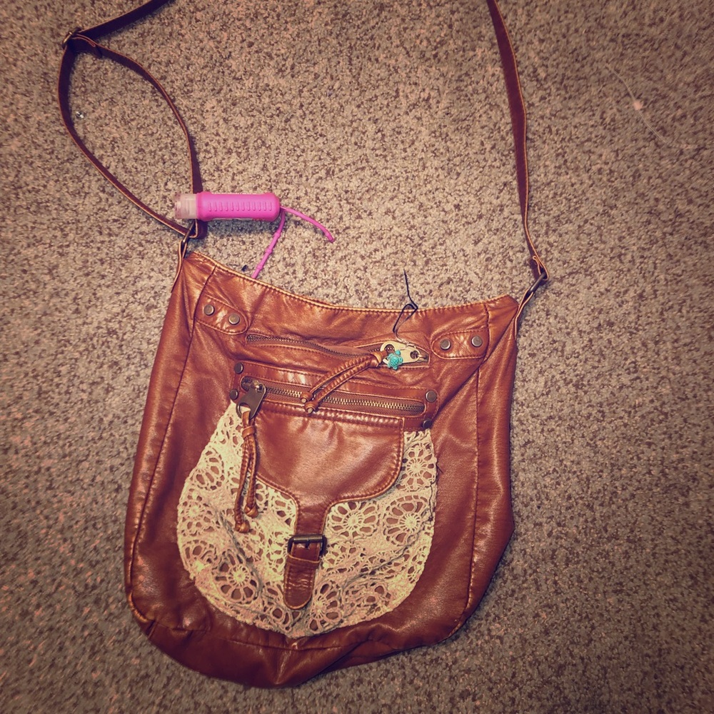 Cute brown purse.